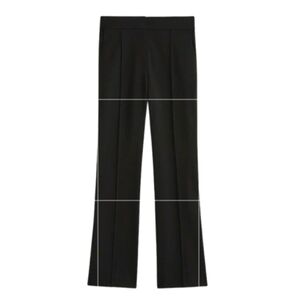 J. Crew Black Mario Bellucci Demi Boot Trouser Pant Size 00P NEW NWT